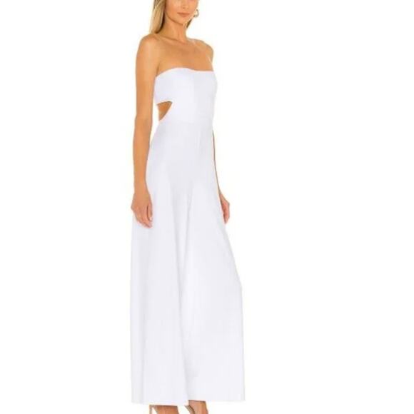 NWT Susana Monaco Strapless Jumpsuit – Size Small, Sugar White **With Flaws** - Picture 2 of 12